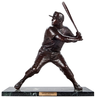 Mickey Mantle Bronze Statue by Chris Brown
